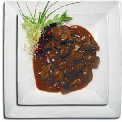 Klassieke brabantse wildgoulash(bereid) Aanbieding week 47t/m50